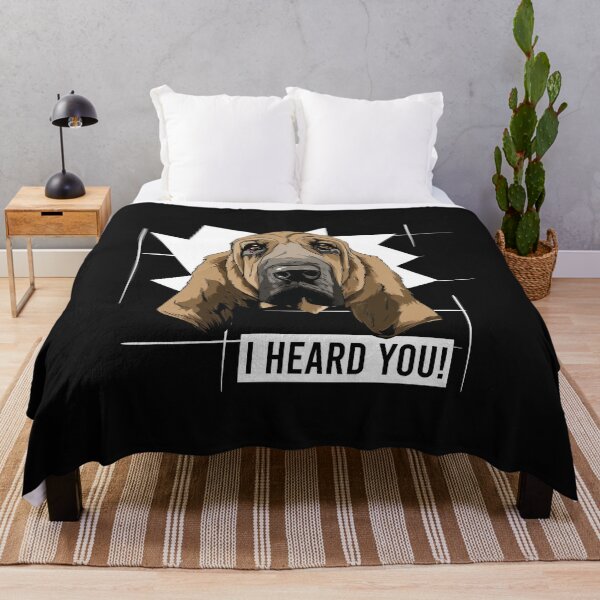 Item preview, Bloodhound Dog Berner Saying I Heard You designed and sold by whyitsme.