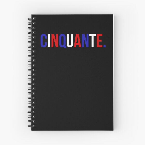 Item preview, Cinquante. French flag Birthday cool 50th des soirées/party designed and sold by snowry.