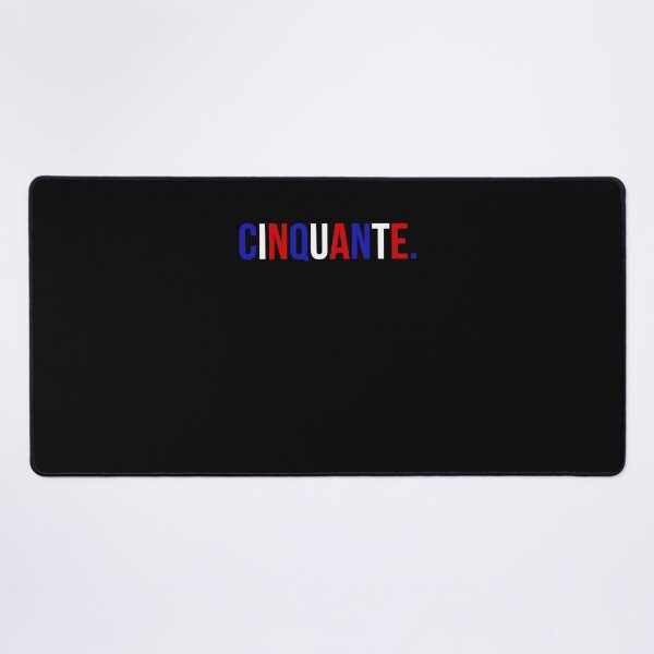 Item preview, Cinquante. French flag Birthday cool 50th des soirées/party designed and sold by snowry.