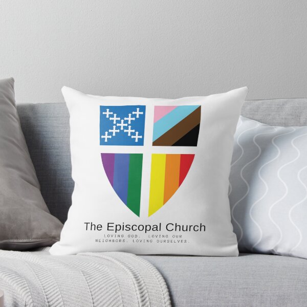 Item preview, Loving - Pride Shield - The Episcopal Church designed and sold by Canterbury Episcopal Campus Ministry at Texas Tech University .
