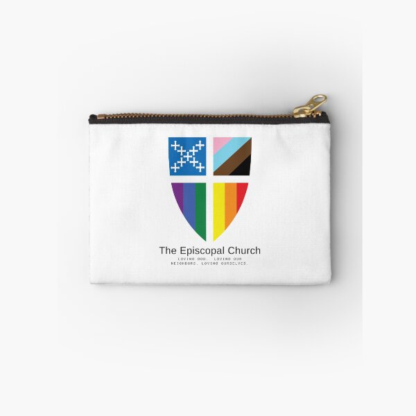 Item preview, Loving - Pride Shield - The Episcopal Church  designed and sold by Canterbury Episcopal Campus Ministry at Texas Tech University .