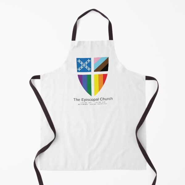 Item preview, Loving - Pride Shield - The Episcopal Church  designed and sold by Canterbury Episcopal Campus Ministry at Texas Tech University .