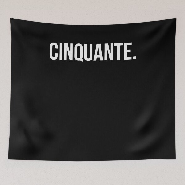 Item preview, Cinquante. French bday cool 50th des soirées/party Birthday designed and sold by snowry.
