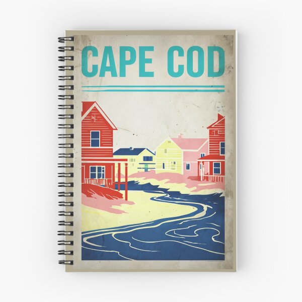 Item preview, Retro Cape Cod Beach Poster designed and sold by Rue Market.