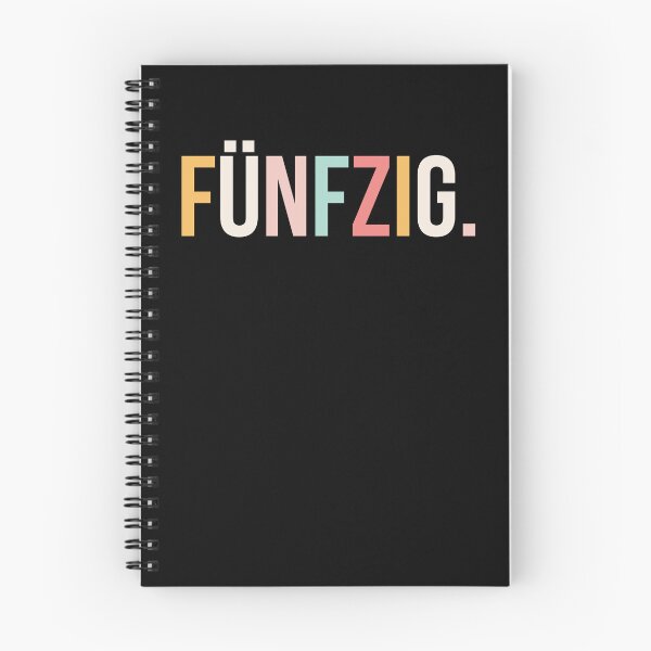 Item preview, Fünfzig. cute German Birthday 50th Geburtstagsfeier party designed and sold by snowry.