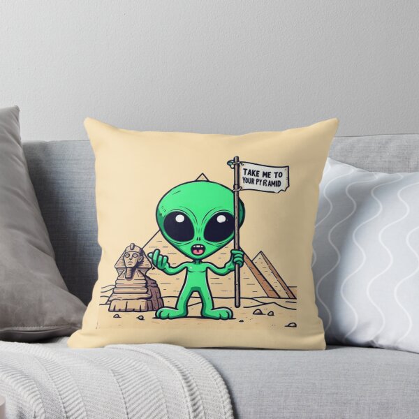 Item preview, Take Me to Your Pyramid – Alien in Egypt designed and sold by Myra365Art.