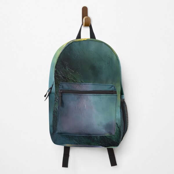 Item preview, Moody Atmospheric Clouds – Abstract Sky with Olive Green, Midnight Blue, and Deep Plum designed and sold by Flowing Colurs.