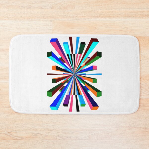 Item preview, Bold 3D Geometric Starburst – Vibrant Abstract Pattern for Modern Art Lovers designed and sold by paulo silveira.