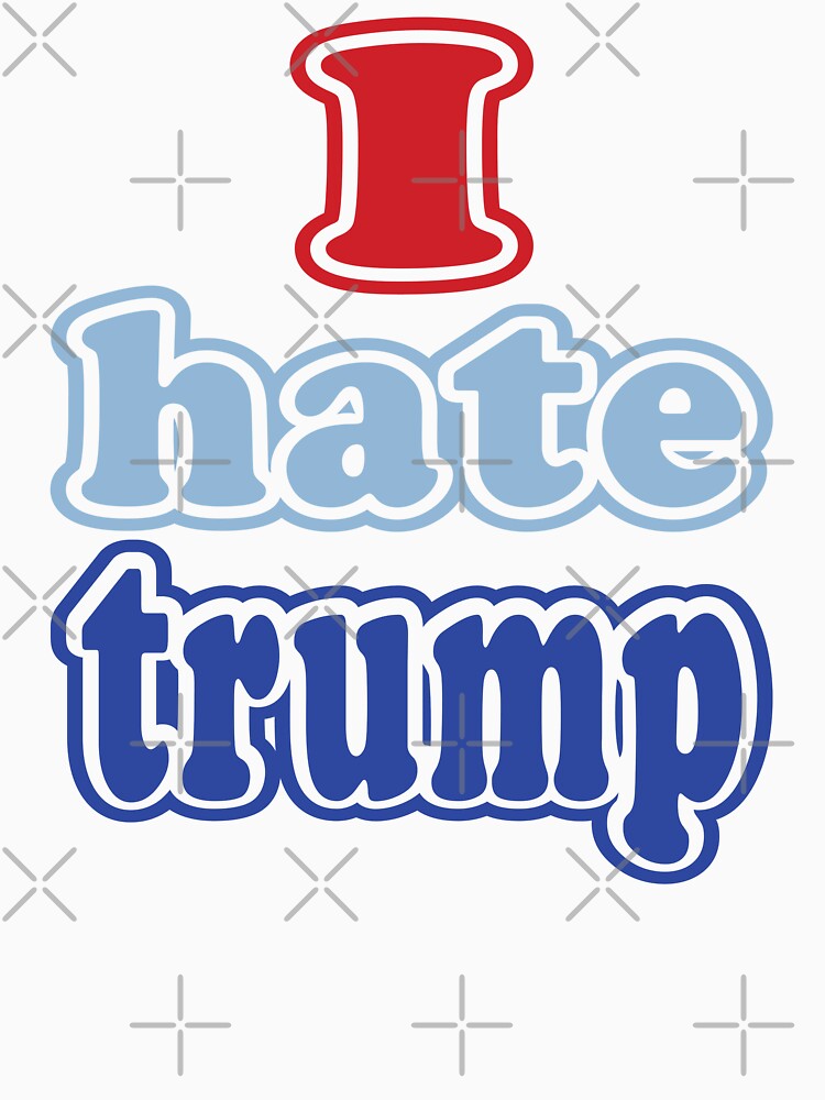 Thumbnail 7 of 7, Classic T-Shirt, I Hate Trump Stickers designed and sold by EthosWear.