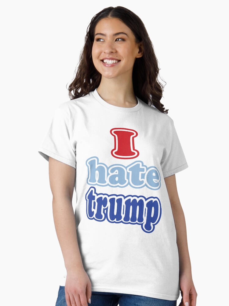 Thumbnail 1 of 7, Classic T-Shirt, I Hate Trump Stickers designed and sold by EthosWear.