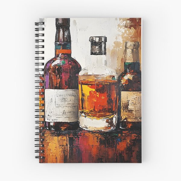 Item preview, Celebrate the Art of Whisky - Elegant Bottle Collection Glowing with Rich Colors and Light designed and sold by OlfactoART Studio.