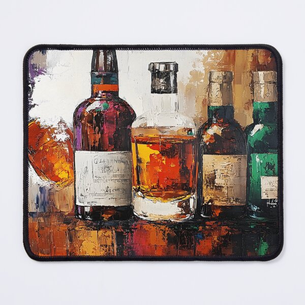 Item preview, Celebrate the Art of Whisky - Elegant Bottle Collection Glowing with Rich Colors and Light designed and sold by OlfactoART Studio.