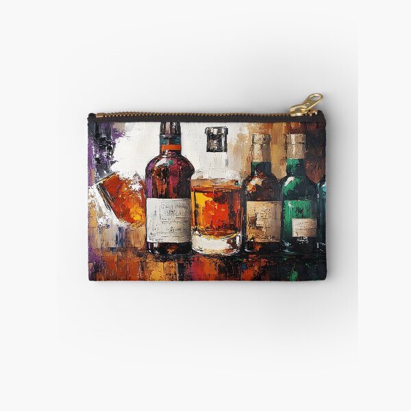 Item preview, Celebrate the Art of Whisky - Elegant Bottle Collection Glowing with Rich Colors and Light designed and sold by OlfactoART Studio.