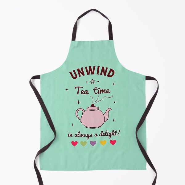Item preview, Tea Lover Motivational UNWIND TEA TIME IN ALWAYS A DELIGHT! designed and sold by Giulivo Store Graphic.