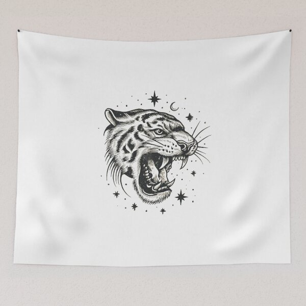 Item preview, Roaring Tiger Head designed and sold by Blurbean.