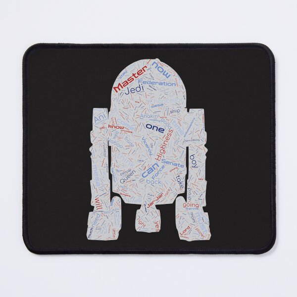 Item preview, R2D2 Phantom Menace Word Art designed and sold by SandyFeelings.