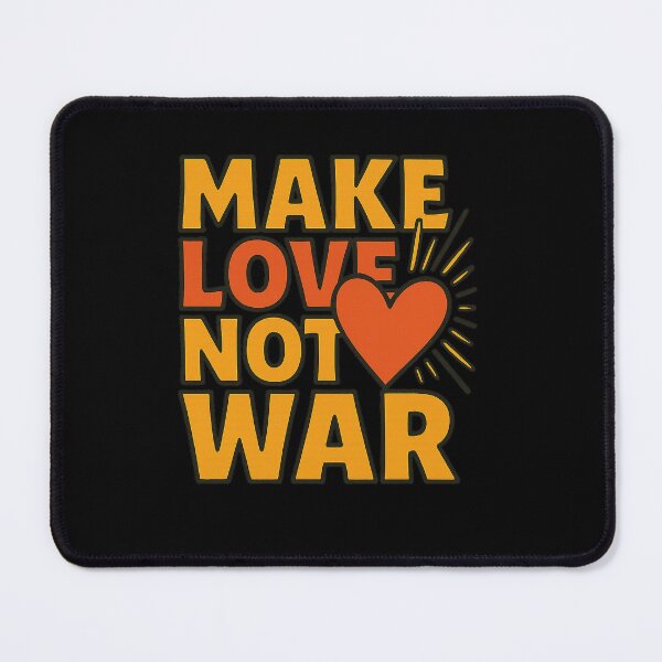 Item preview, Peace Over War – Retro Love Statement designed and sold by ArcadiaSilence.