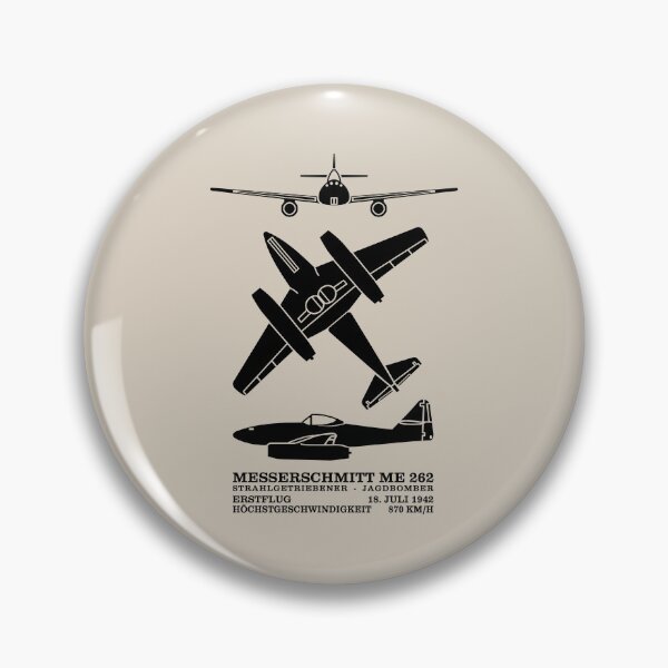 Item preview, Messerschmitt Me 262 WW2 Jet Plane Silhouettes Infographic designed and sold by MilitaryMart.