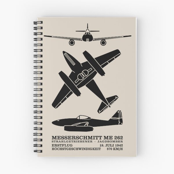 Item preview, Messerschmitt Me 262 WW2 Jet Plane Silhouettes Infographic designed and sold by MilitaryMart.