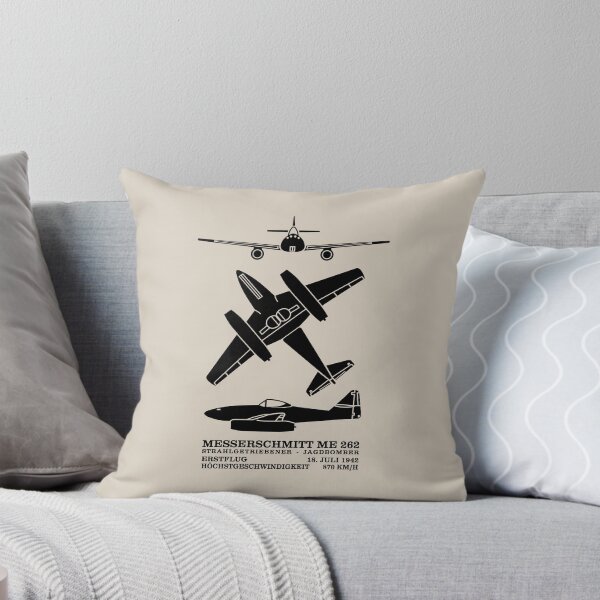 Item preview, Messerschmitt Me 262 WW2 Jet Plane Silhouettes Infographic designed and sold by MilitaryMart.