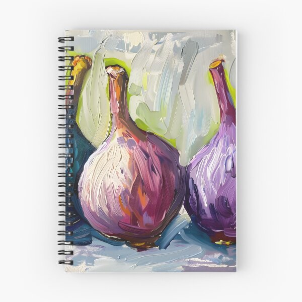 Item preview, Celebrate the Flavor of Color - Stylized Figs in Blue, Pink and Purple Expressive Abstract Energy designed and sold by OlfactoART Studio.