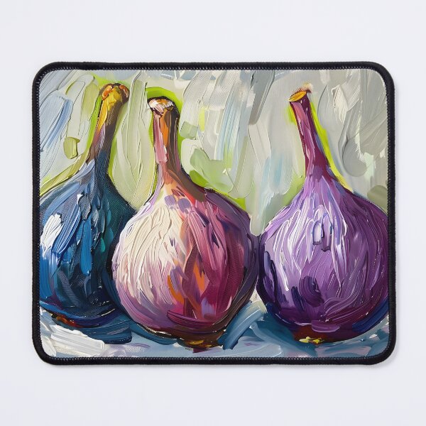 Item preview, Celebrate the Flavor of Color - Stylized Figs in Blue, Pink and Purple Expressive Abstract Energy designed and sold by OlfactoART Studio.
