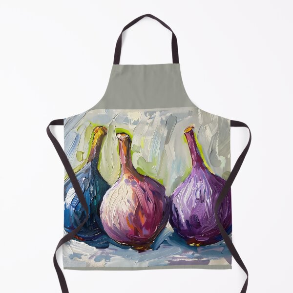Item preview, Celebrate the Flavor of Color - Stylized Figs in Blue, Pink and Purple Expressive Abstract Energy designed and sold by OlfactoART Studio.