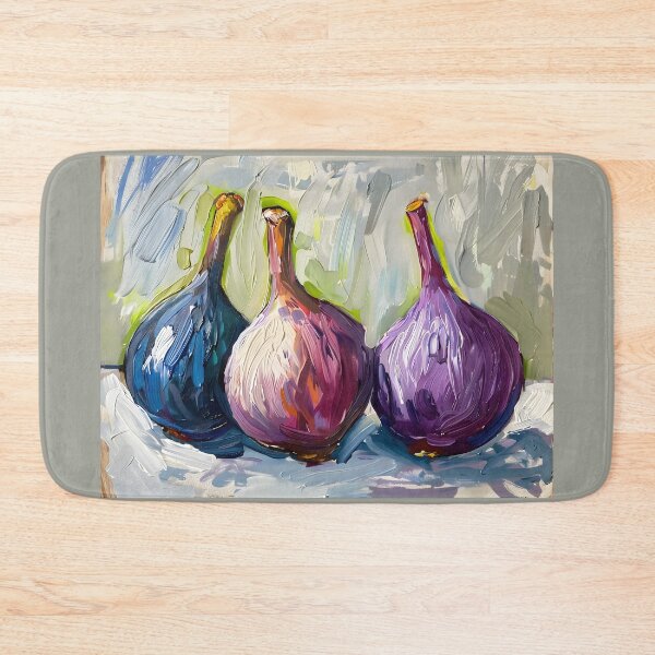 Item preview, Celebrate the Flavor of Color - Stylized Figs in Blue, Pink and Purple Expressive Abstract Energy designed and sold by OlfactoART Studio.