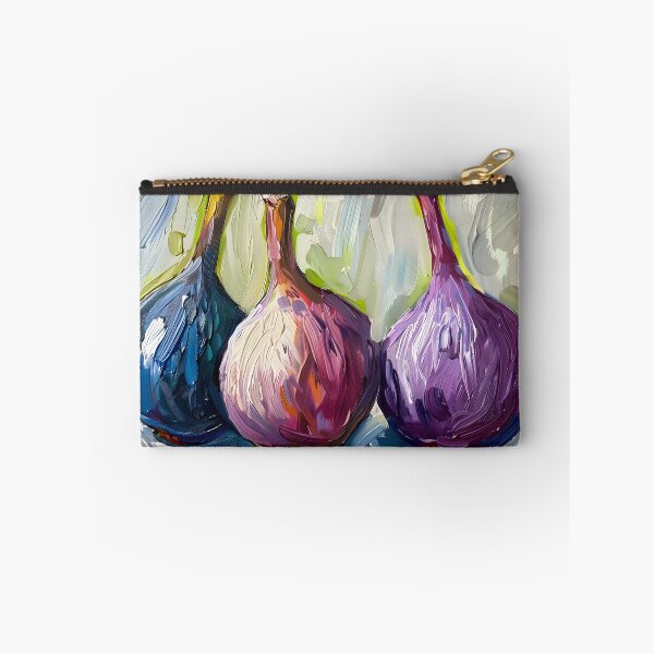 Item preview, Celebrate the Flavor of Color - Stylized Figs in Blue, Pink and Purple Expressive Abstract Energy designed and sold by OlfactoART Studio.