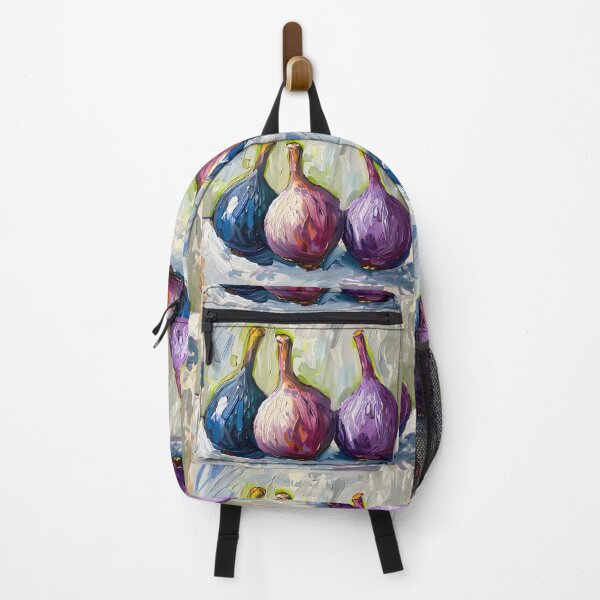Item preview, Celebrate the Flavor of Color - Stylized Figs in Blue, Pink and Purple Expressive Abstract Energy designed and sold by OlfactoART Studio.