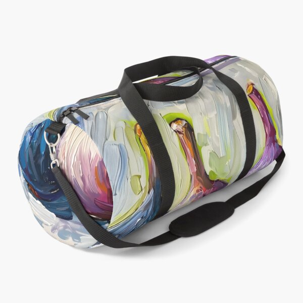 Item preview, Celebrate the Flavor of Color - Stylized Figs in Blue, Pink and Purple Expressive Abstract Energy designed and sold by OlfactoART Studio.