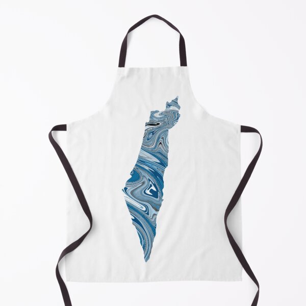 Item preview, Blue Swirl Israel Map designed and sold by arielleinisrael .