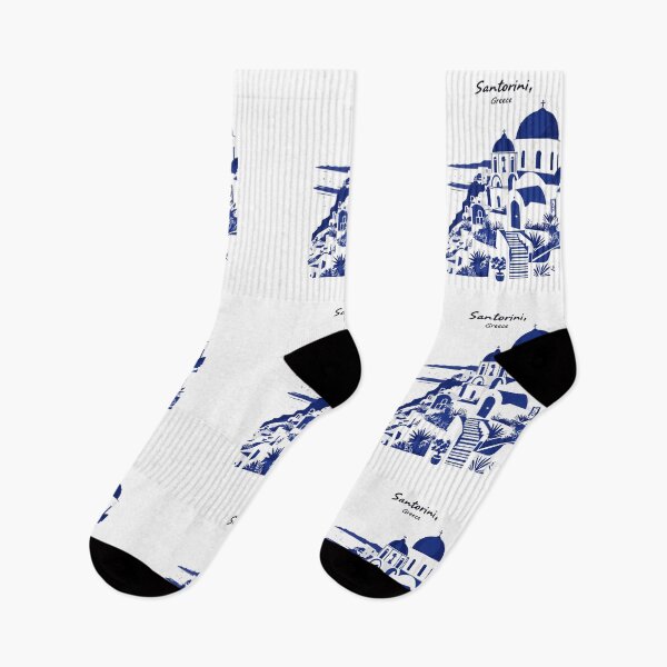 Item preview, Scenic View of Santorini, Greece designed and sold by Rue Market.