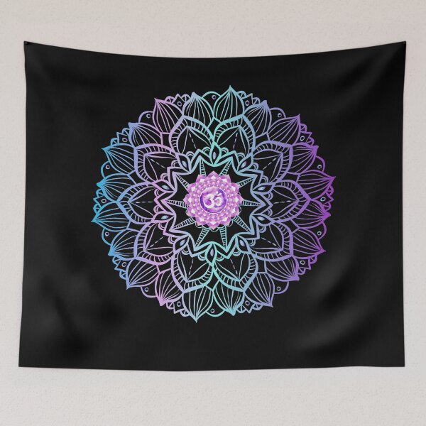 Artikelvorschau, Mandala Kronenchakra entworfen und verkauft von whatthefoxsays.
