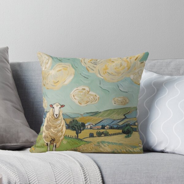 Item preview, sheep on dartmoor（photography + AI) designed and sold by artsmeow.