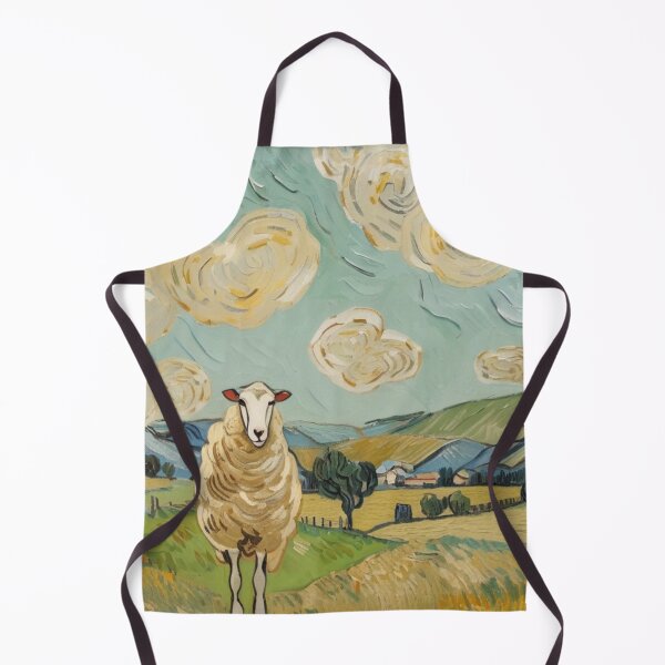 Item preview, sheep on dartmoor(photography + AI) designed and sold by artsmeow.