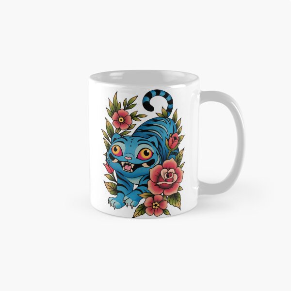 Item preview, Korean Blue Tiger Tattoo designed and sold by Ellador.