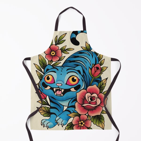 Item preview, Korean Blue Tiger Tattoo designed and sold by Ellador.