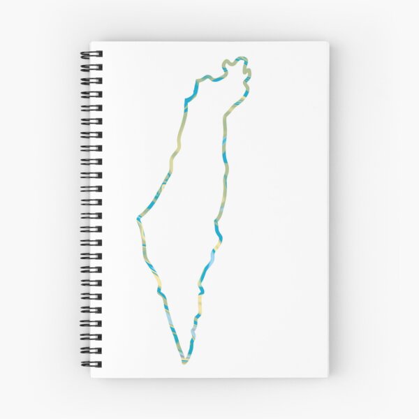 Item preview, Israel Map Outline with Colorful Pattern designed and sold by arielleinisrael .