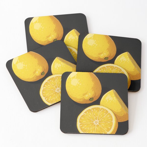 Item preview, Anime Style Lemons on Dark Background designed and sold by Pacika.