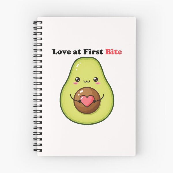 Item preview, Cute Avocado Love at First Bite Pun Kawaii Heart Design designed and sold by -DEEWOLF-.