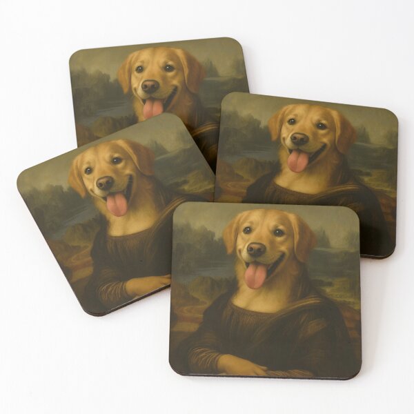 Item preview, Funny Mona Lisa Dog Print – Pet Lover’s Humorous Wall Art designed and sold by Psycho-Crazy.