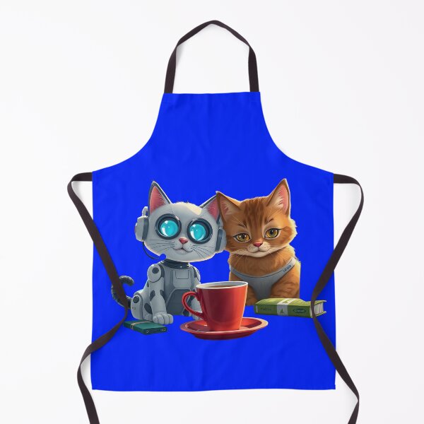 Item preview, Cat & Bot: Coffee Break Companions designed and sold by Cat On Caffeine.