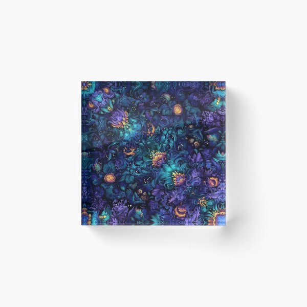 Item preview, Celestial and Floral Mandala Pattern designed and sold by HausKatz.
