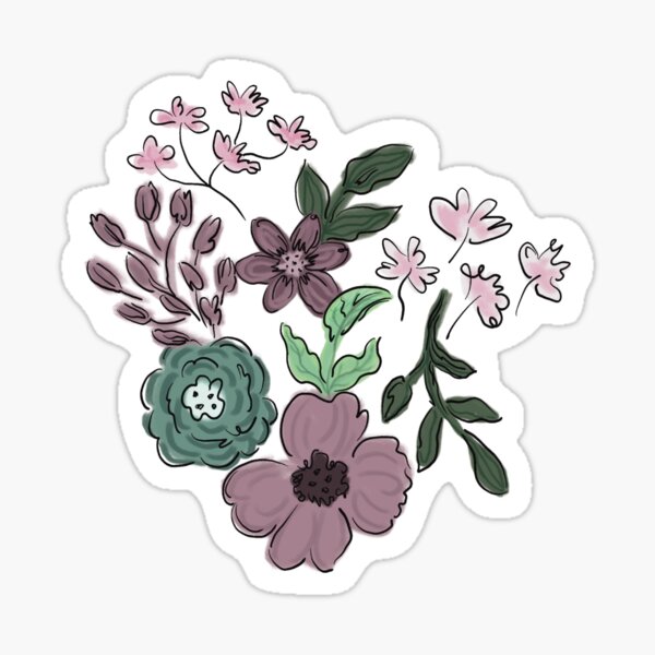 Item preview, Aquarelle botanique fleurie designed and sold by TheEchoWood.