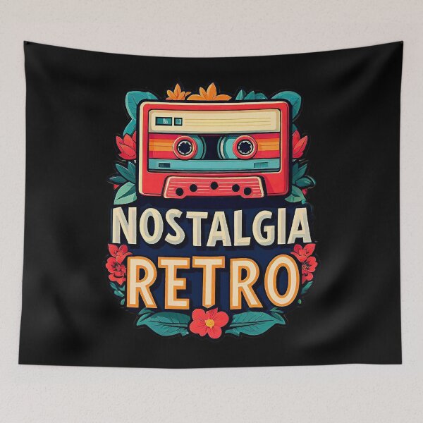 Item preview, Motivational Vintage Musicassette NOSTALGIA RETRO. designed and sold by Giulivo Store Graphic.