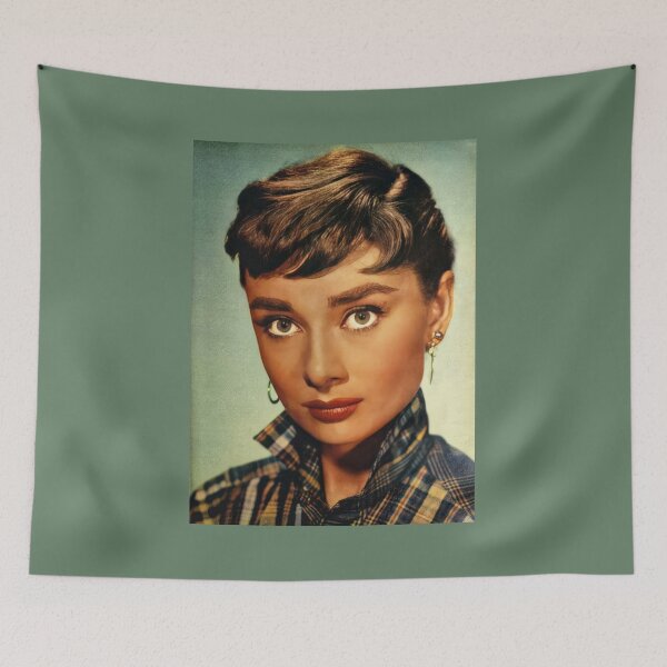 Item preview, A young Audrey Hepburn designed and sold by stevepaint.