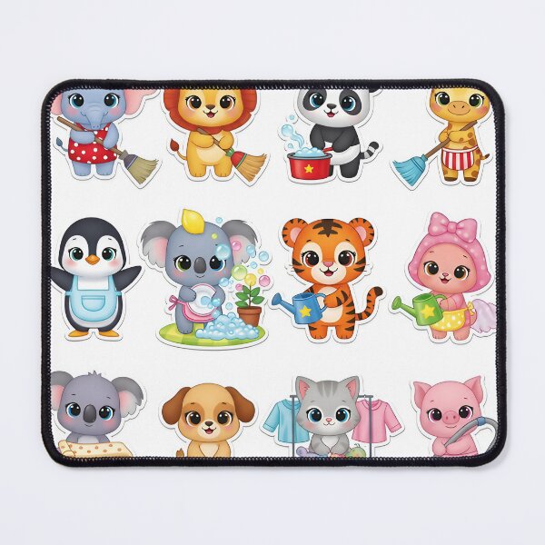 Item preview, Baby Animals Helping at Home designed and sold by hiwonderfulgame.