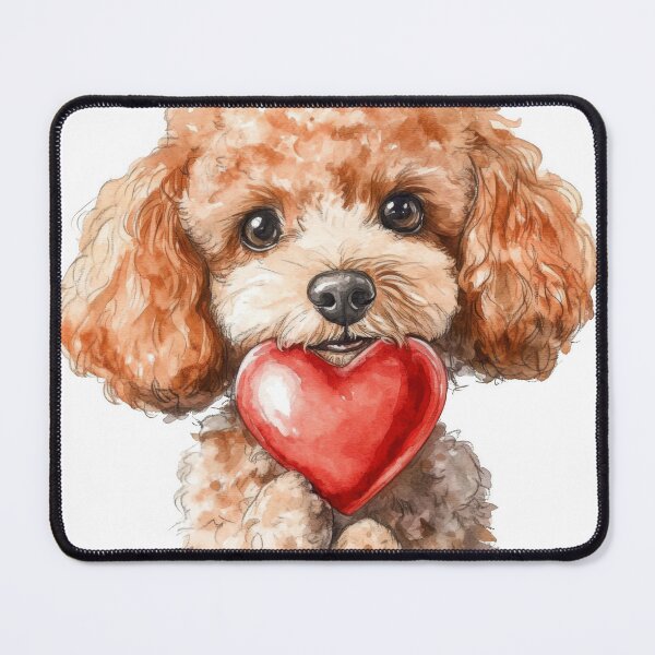 Item preview, Poodle with Heart designed and sold by Bichon Boutique.