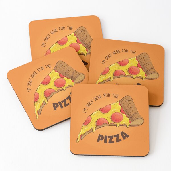 Item preview, I'm Only Here for the Pizza designed and sold by Art by Erika with a K.